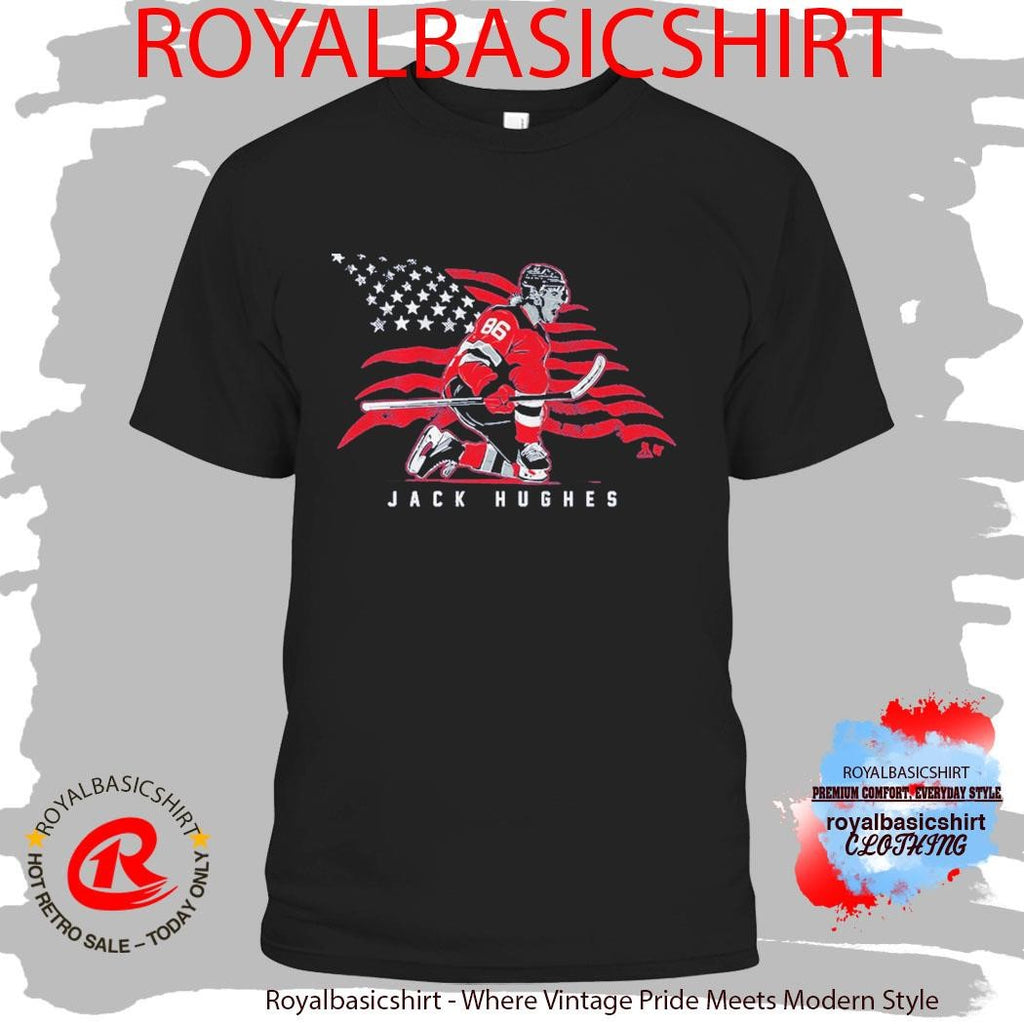 Jack Hughes Stars And Stripes Superstar Pose Shirt
