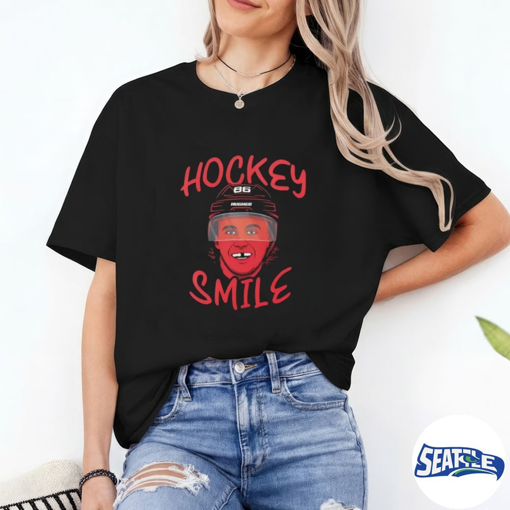 Jack Hughes Team USA Hockey Smile Winter Olympics 2026 shirt