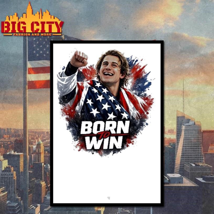Jack Hughes Team USA Hockey born to win Shirt