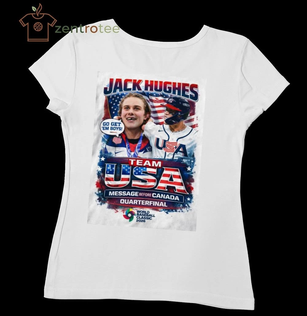 Jack Hughes Team USA WBC 2026 Good Luck Message Shirt