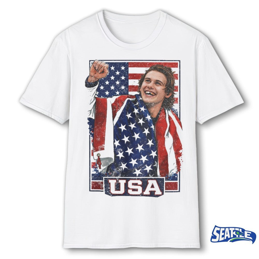 Jack Hughes Team Usa Winter Olympics Milano Cortina 2026 Vintage shirt
