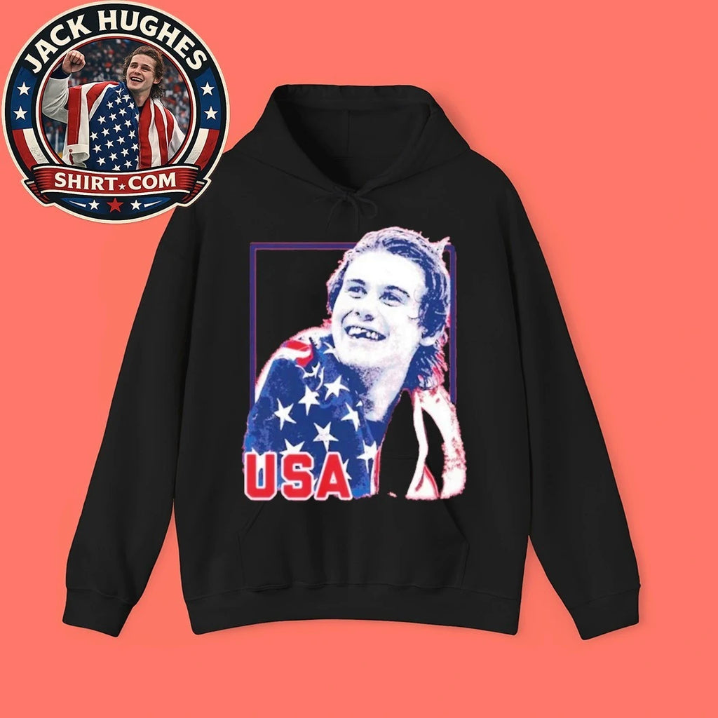 Jack Hughes Teeth Team Usa Men’s Hockey Champions Shirt