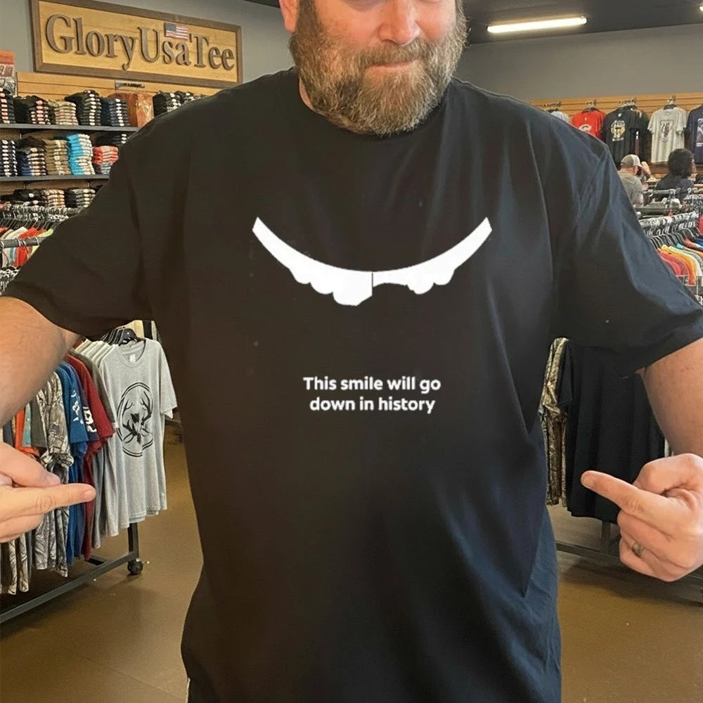 Jack Hughes This Smile Will Go Down In History Shirt