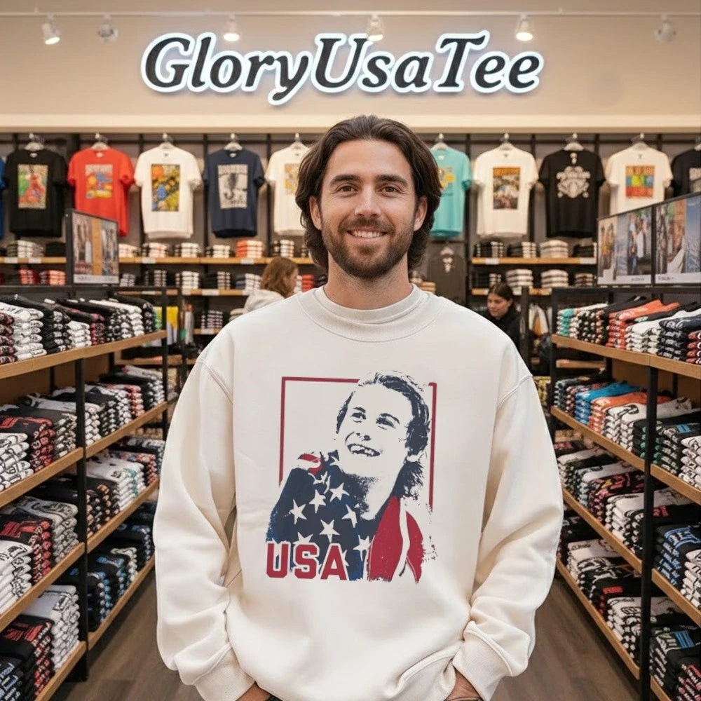 Jack Hughes USA 2026 Hockey T-Shirt