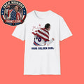 Jack Hughes USA Flag Champion 2026 Golden Goal Winner Winter Game America Ice Hockey Shirt
