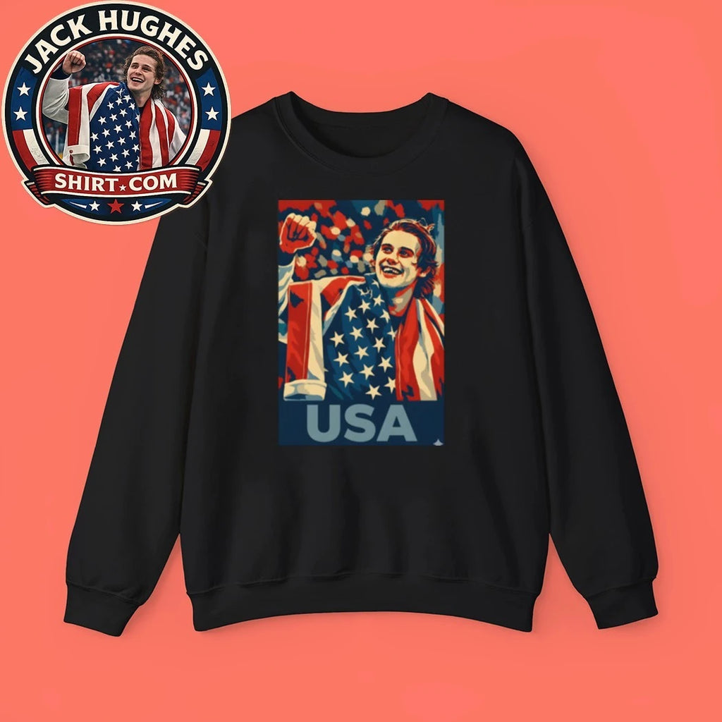 Jack Hughes USA Hockey 2026 Shirt