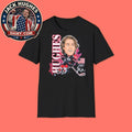 Jack Hughes USA Hockey Fanatics Gold Medal Caricature Signature New T-Shirt