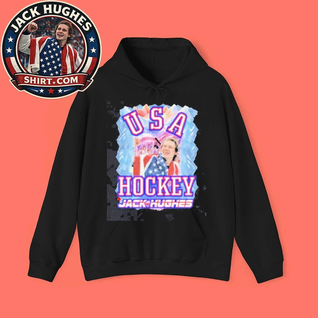 Jack Hughes USA Hockey Golden Goal 2026 T-Shirt