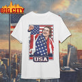Jack Hughes USA Hockey Patriotic Hockey Fan t-shirt