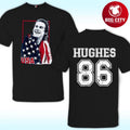 Jack Hughes USA Hockey Patriotic Hockey Two Sided Shirt