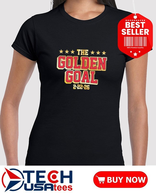 Jack Hughes USA Hockey The Golden Goal 2-22-26 shirt
