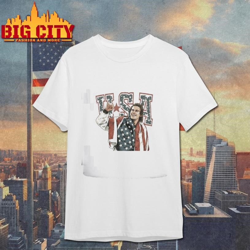Jack Hughes Usa Gold Hockey 2026 Shirt