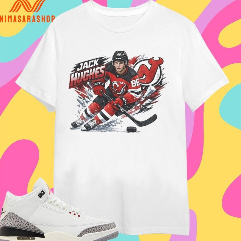 Jack Hughes Usa Gold Hockey New Jersey Devils Fan 2026 Shirts