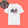 Jack Hughes Usa Gold Hockey United States of America Map T-Shirt