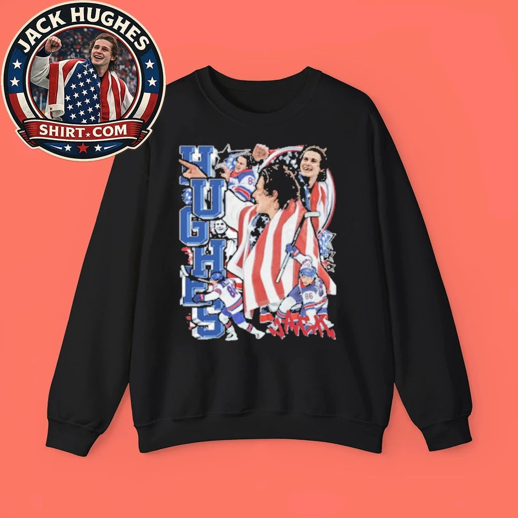 Jack Hughes Usa Hockey 2026 Olympics New T-Shirt