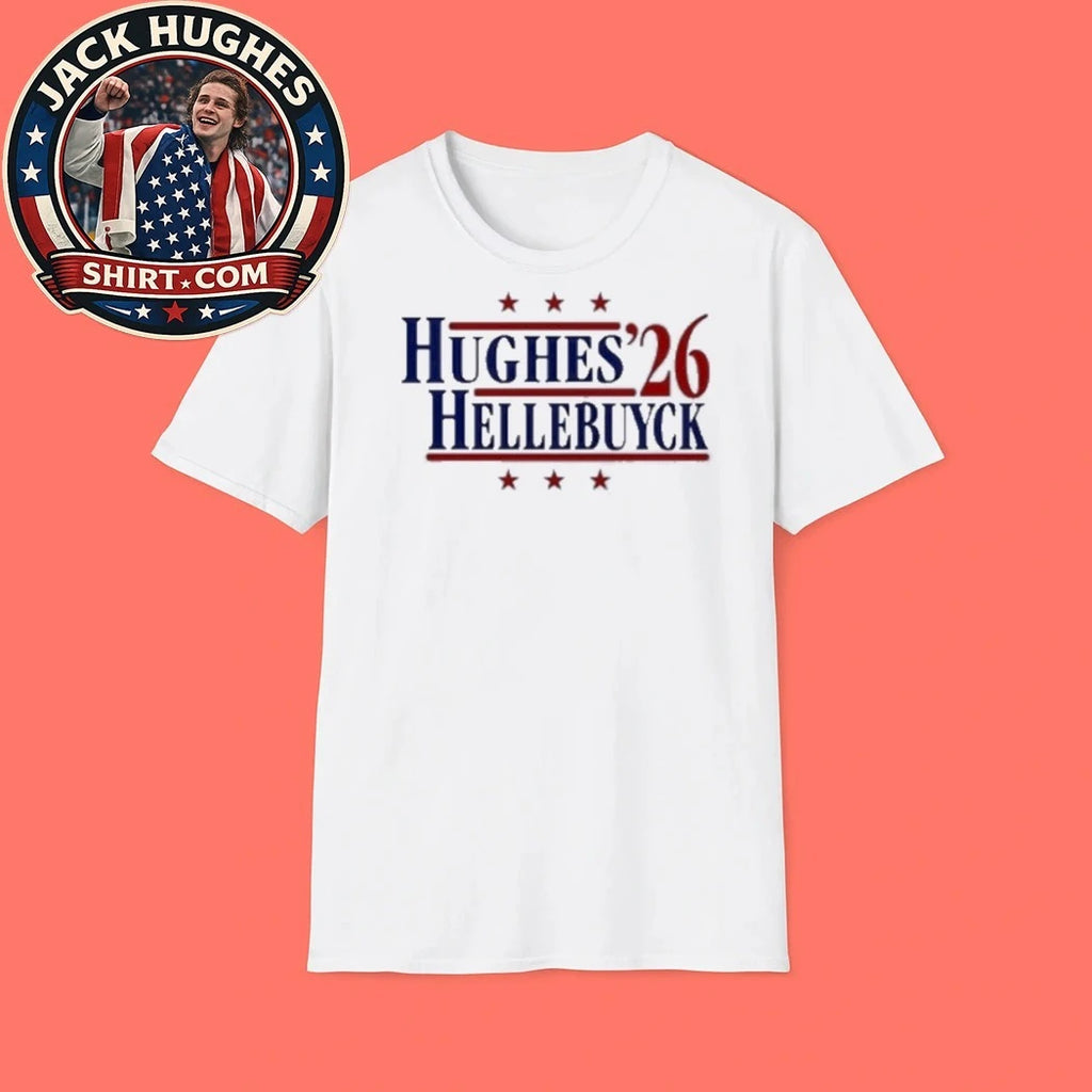 Jack Hughes Usa Team Golden Goal Shirt