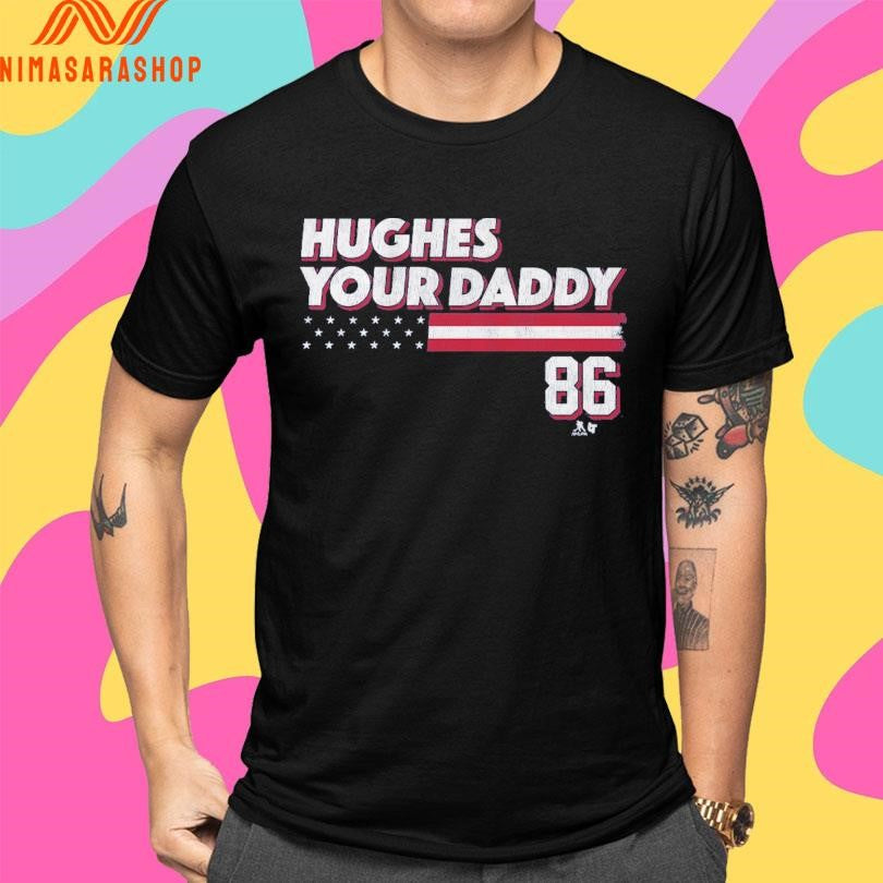 Jack Hughes Your Daddy 86 Shirts