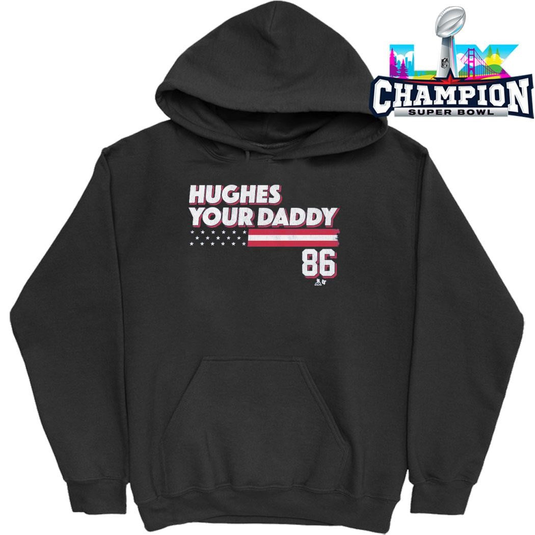 Jack Hughes Your Daddy Stars And Stripes Edition Shirt