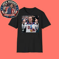 Jack Hughes celebrates after winning the gold medal at the 2026 Winter Olympics New T-Shirt