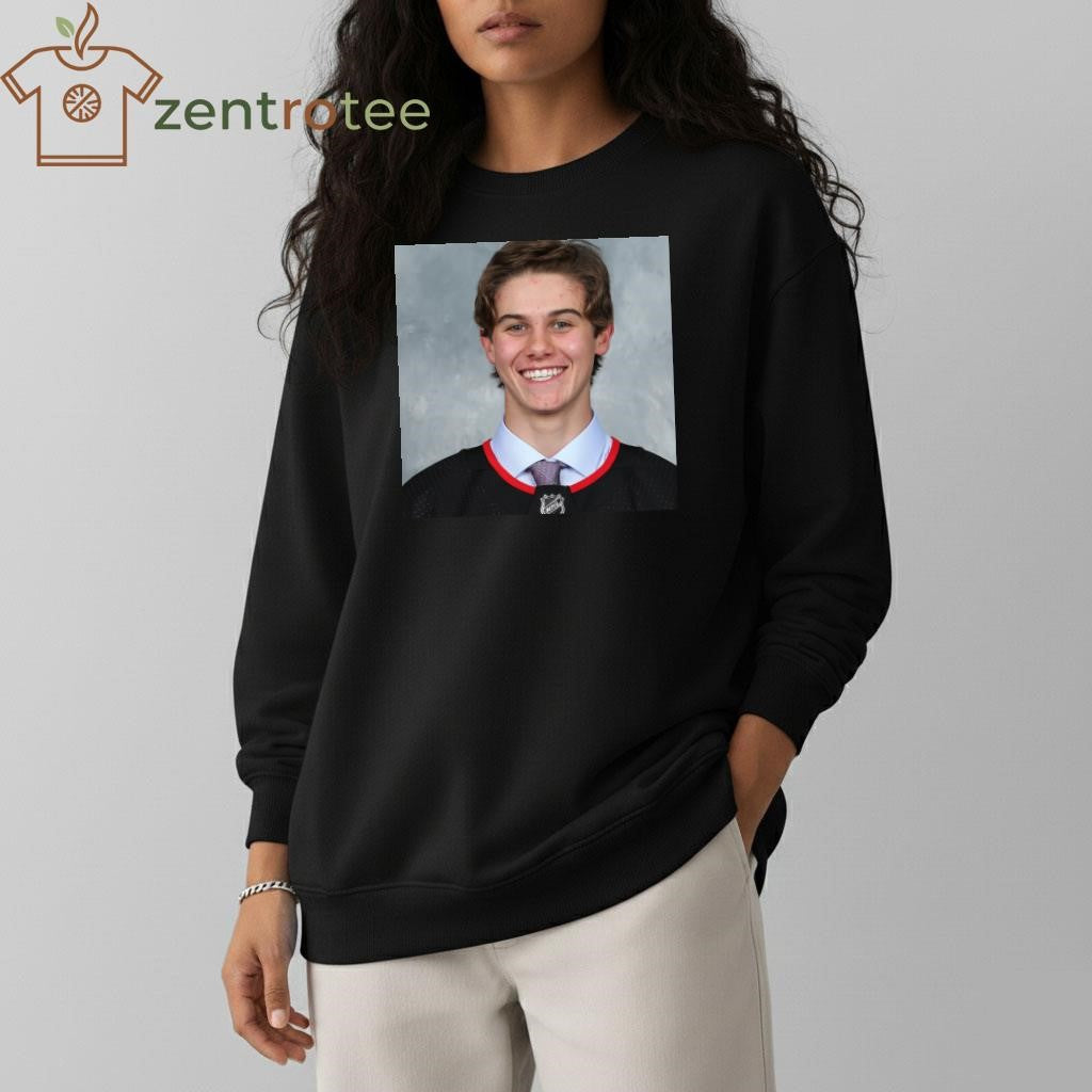 Jack Hughes young shirt