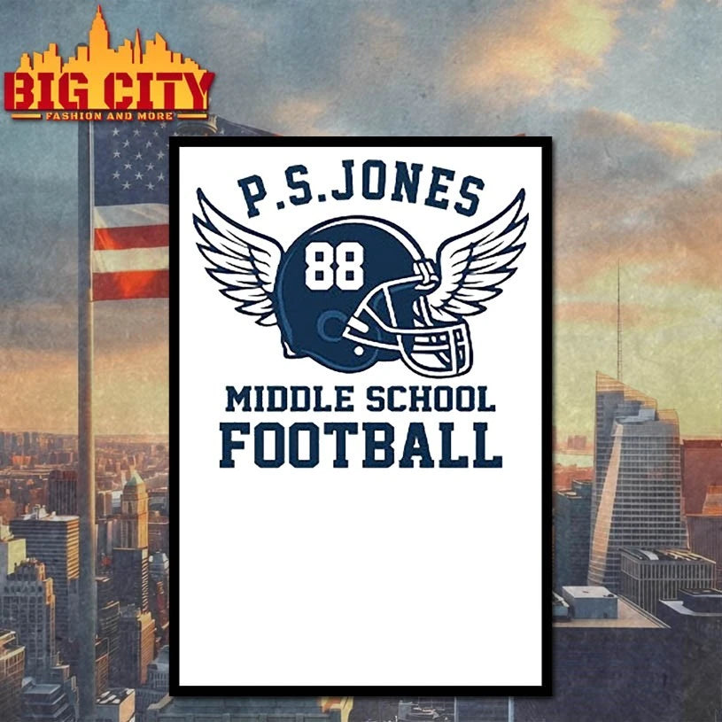 Jack O’Neal Tribute Wear P.S. Jones Middle School Football Shirt