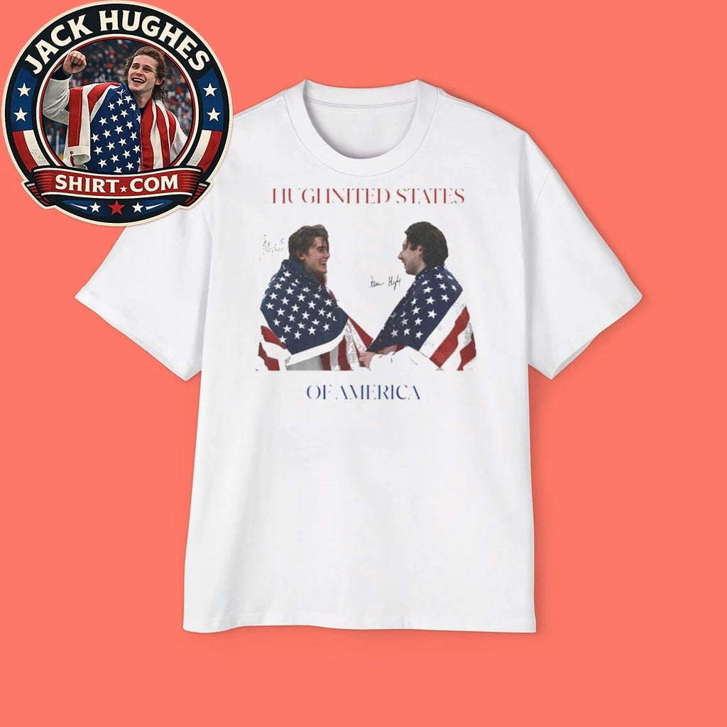 Jack &amp; Quinn Hughes Of America Signature Tee Shirt