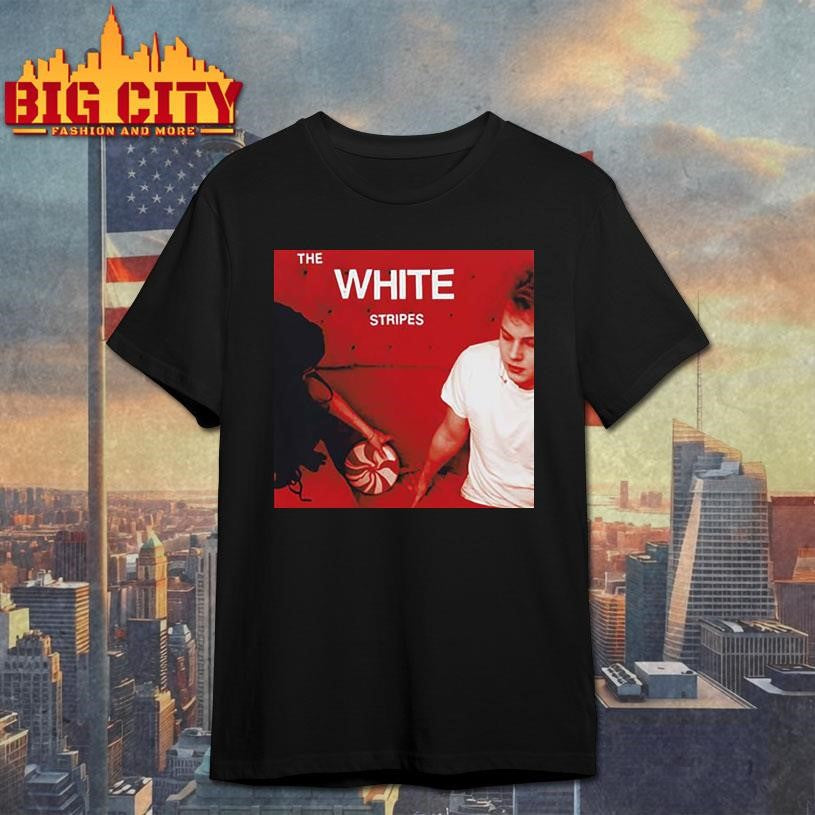 Jack White The White Stripes Collection Induction Into The Rock And Roll Hall Of Fame Let’s Shake Hands WS Shirt