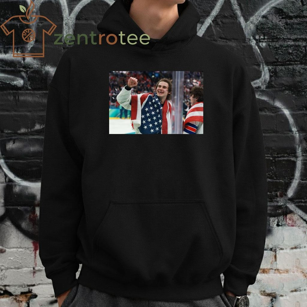 Jack hughes fist celebration shirt