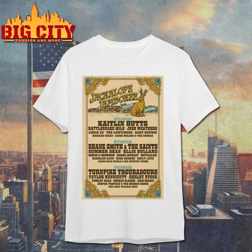 Jackalope Jamboree Pendleton Oregon Poster Shirt