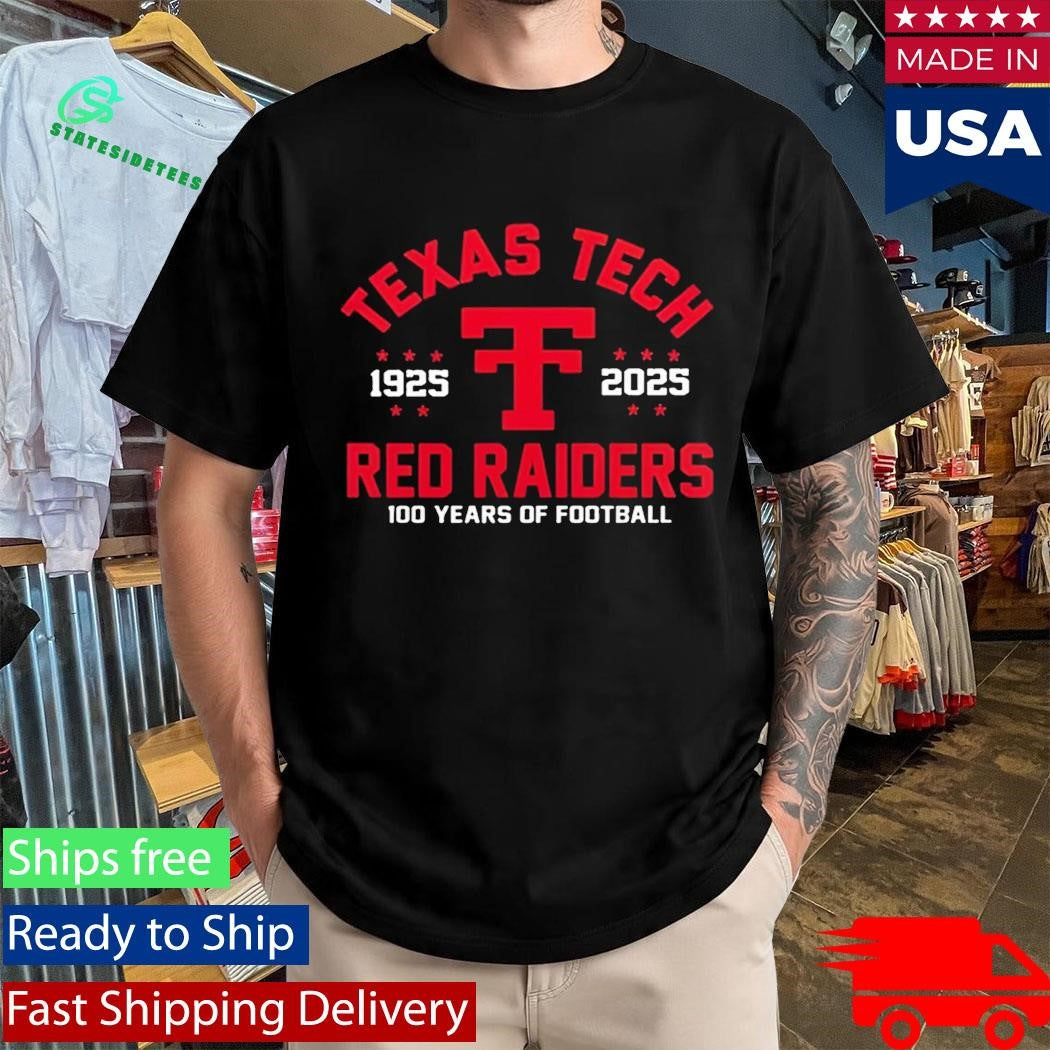 Jacob Rodriguez Red Raiders 100 Years Of Football 1925 2025 Shirt
