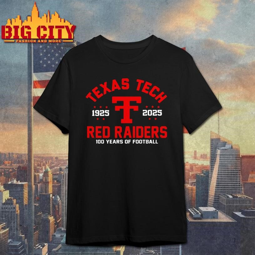 Jacob Rodriguez Texas Tech 100 Years Of Football 1925 2025 Shirt