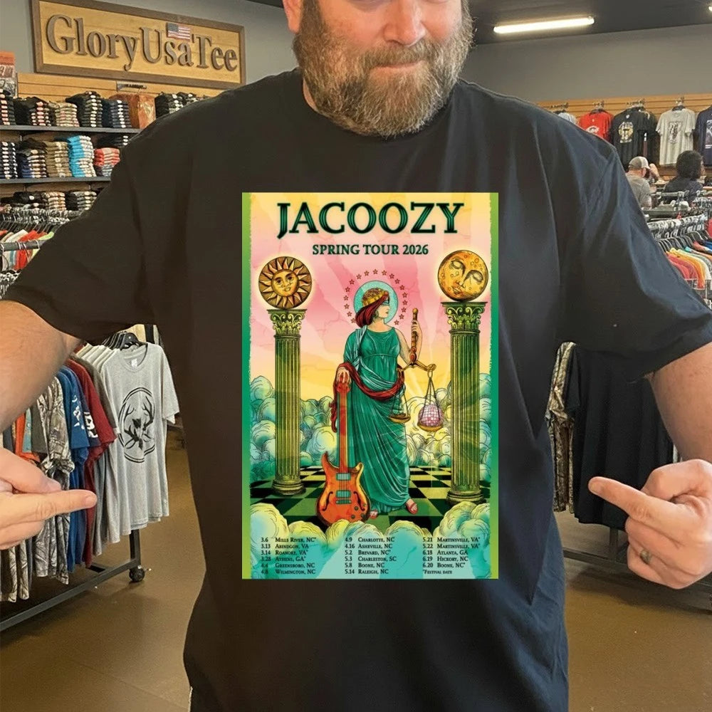 Jacoozy Spring Tour 2026 Dates Poster Shirt