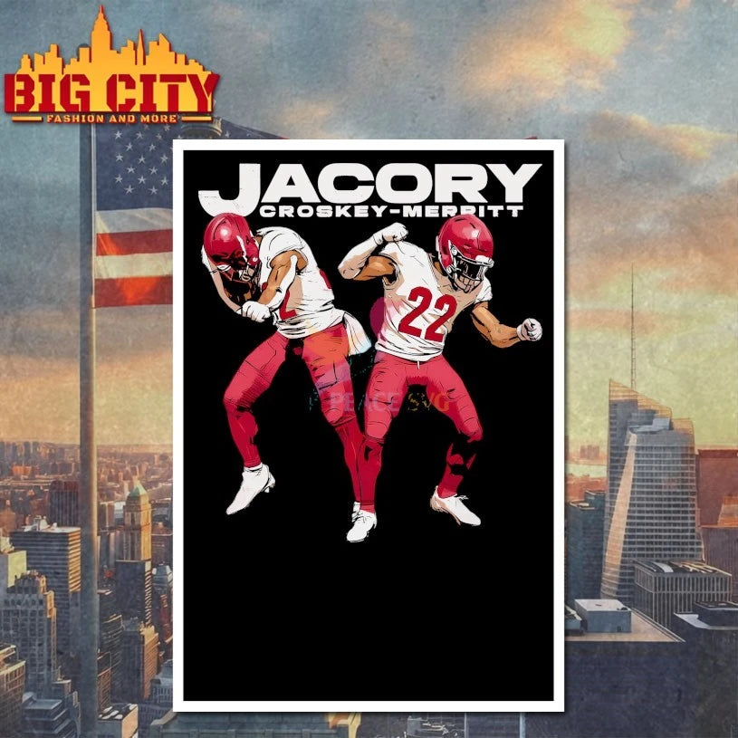 Jacory Croskey Merritt Washington Touchdown Dance Football Shirt