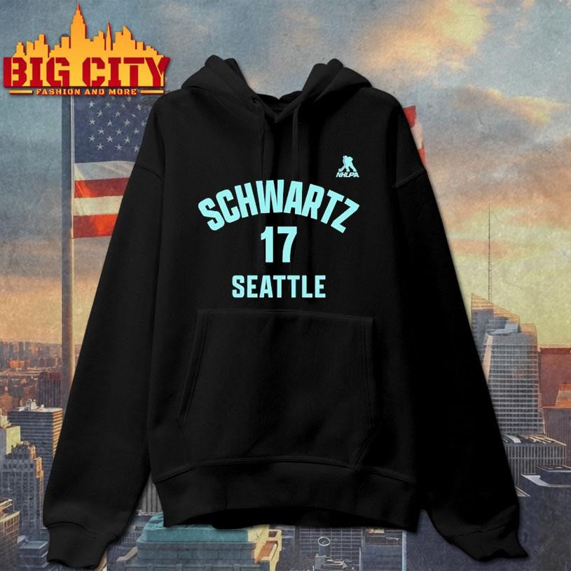 Jaden Schwartz #17 Seattle Name &amp; Number Shirt