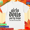 Jades Church Girls Dolls Party Boys Rise Above The Dirty Noise Shirt