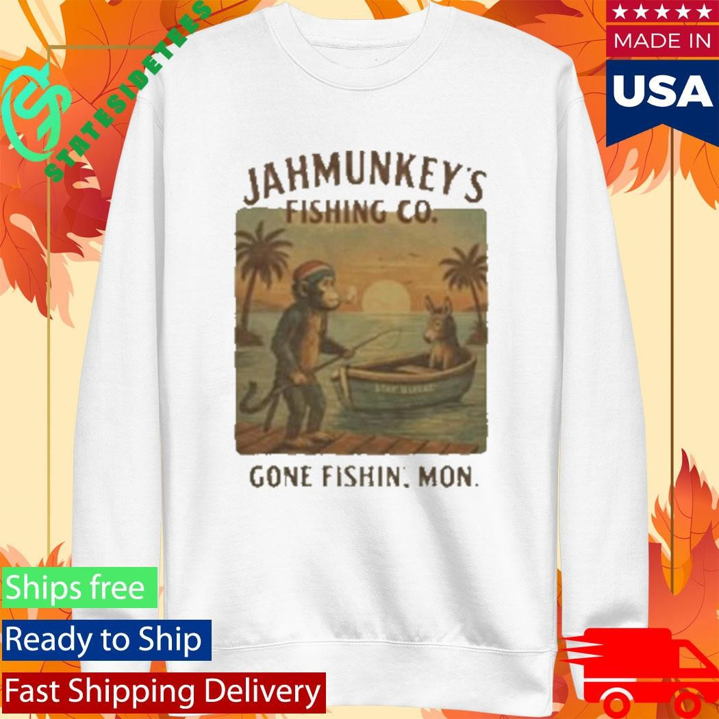 Jahmunkey Gone Fishing Shirt