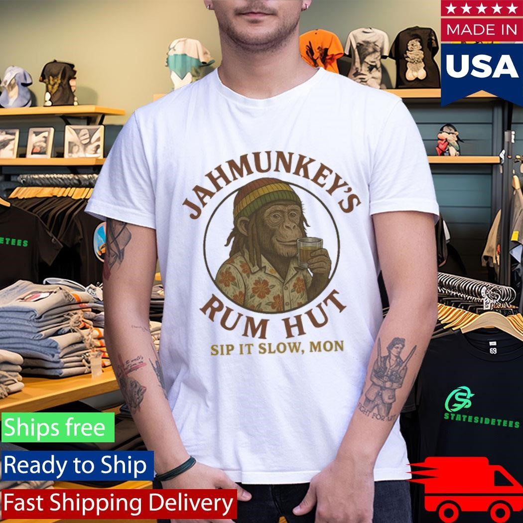 Jahmunkey’s Rum Hut Logo Shirt