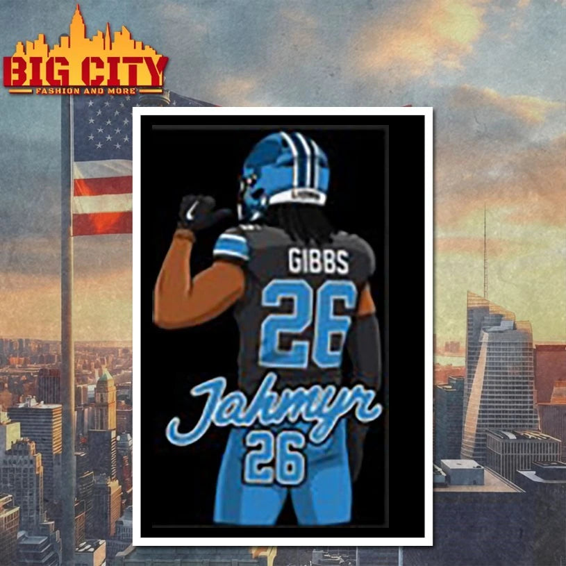 Jahmyr Gibbs #26 poster shirt