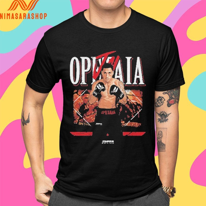 Jai Opetaia Zuffa Boxing Fighter Name Shirts