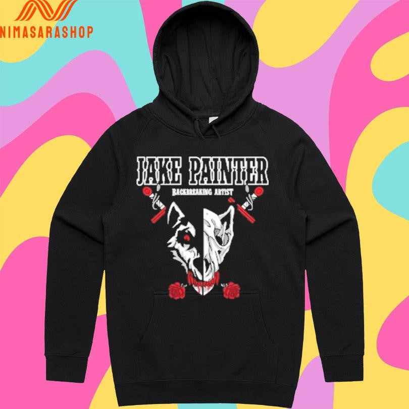 Jake Painter Back Breaking Artist Wolf Shirts