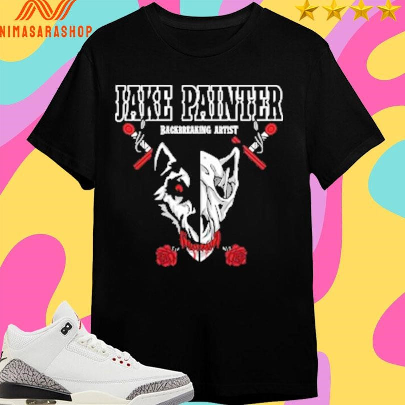 Jake Painter Back Breaking Artist Wolf Shirts