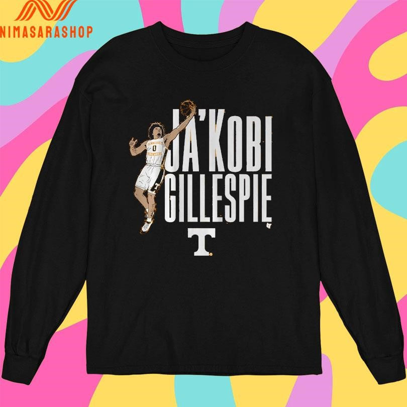Ja’kobi Gillespie Name Pose Tennessee Volunteers Men’s Basketball Shirts