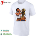 Jalen Brunson 11 2026 NBA Finals MVP kissing trophy celebration art shirt