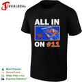 Jalen Brunson All in on 11 New York Knicks NBA 2025 shirt