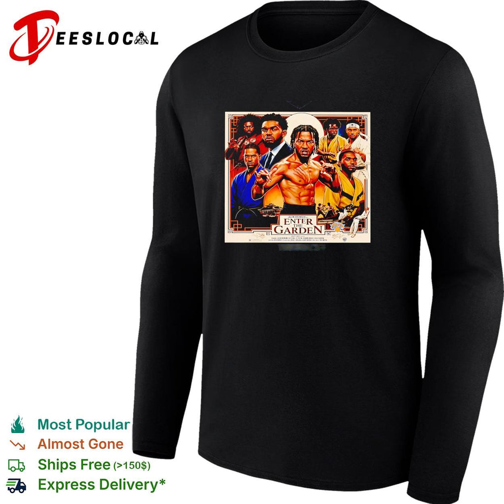 Jalen Brunson Enter the Garden Bruce Lee parody New York Knicks Finals art shirt