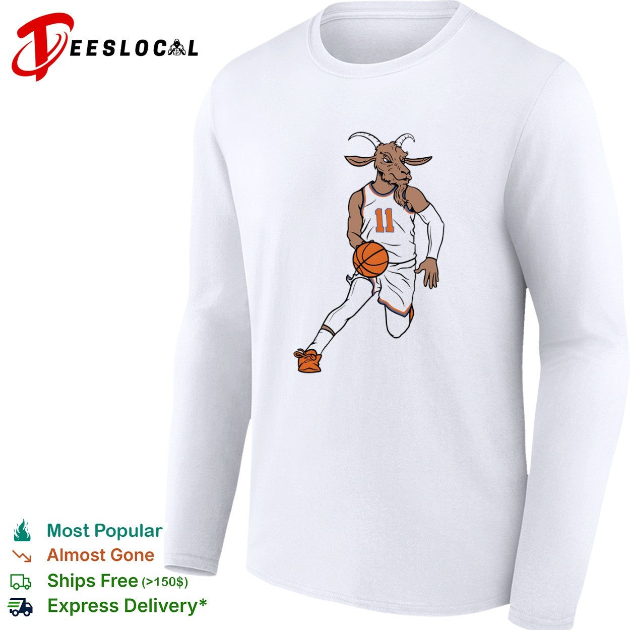 Jalen Brunson Goat New York Knicks NBA basketball shirt