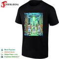 Jalen Brunson Karl Anthony Towns Josh Hart New York Knicks UFO Alien Abduction shirt