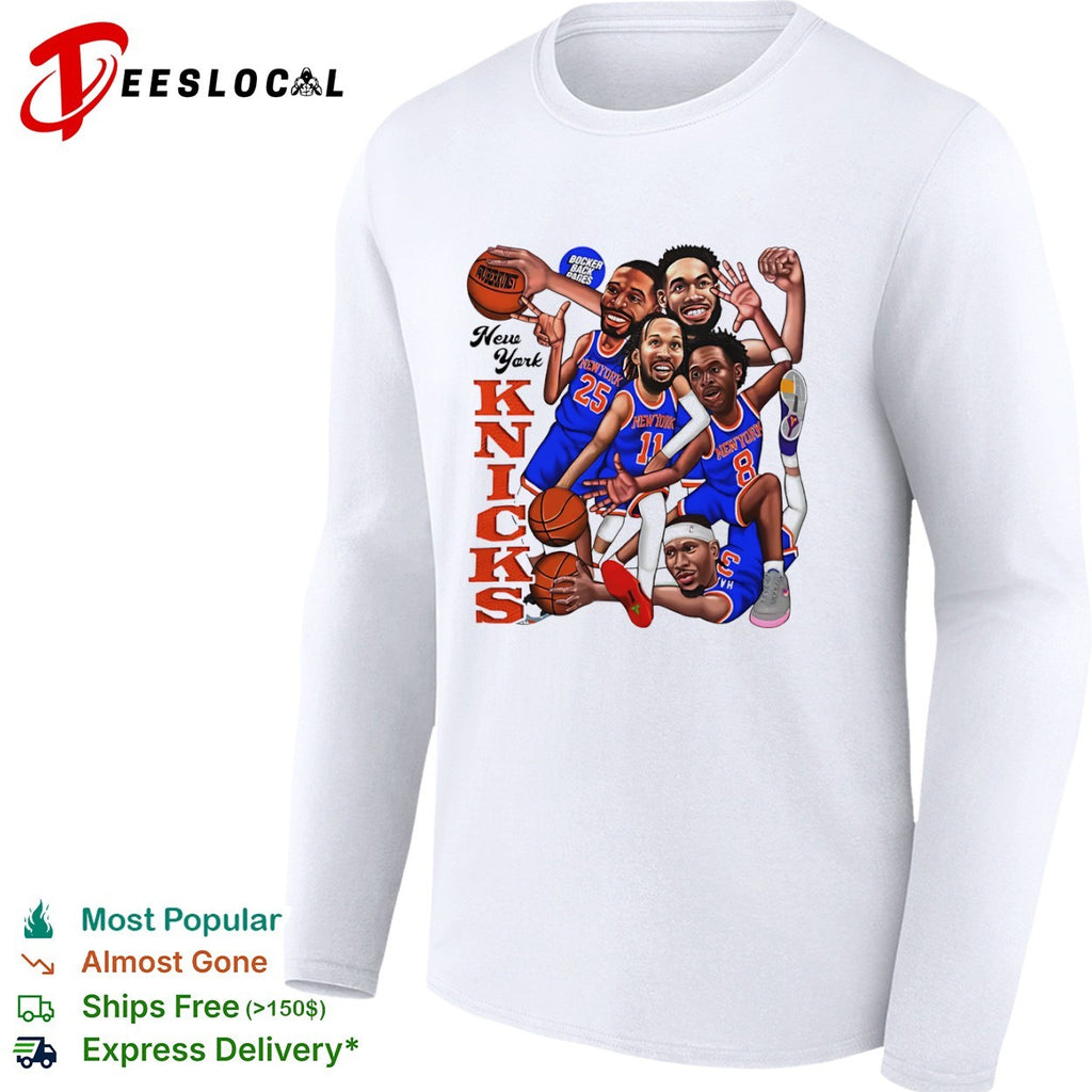 Jalen Brunson Karl Anthony Towns Mikal Bridges OG Anunoby New York Knicks shirt
