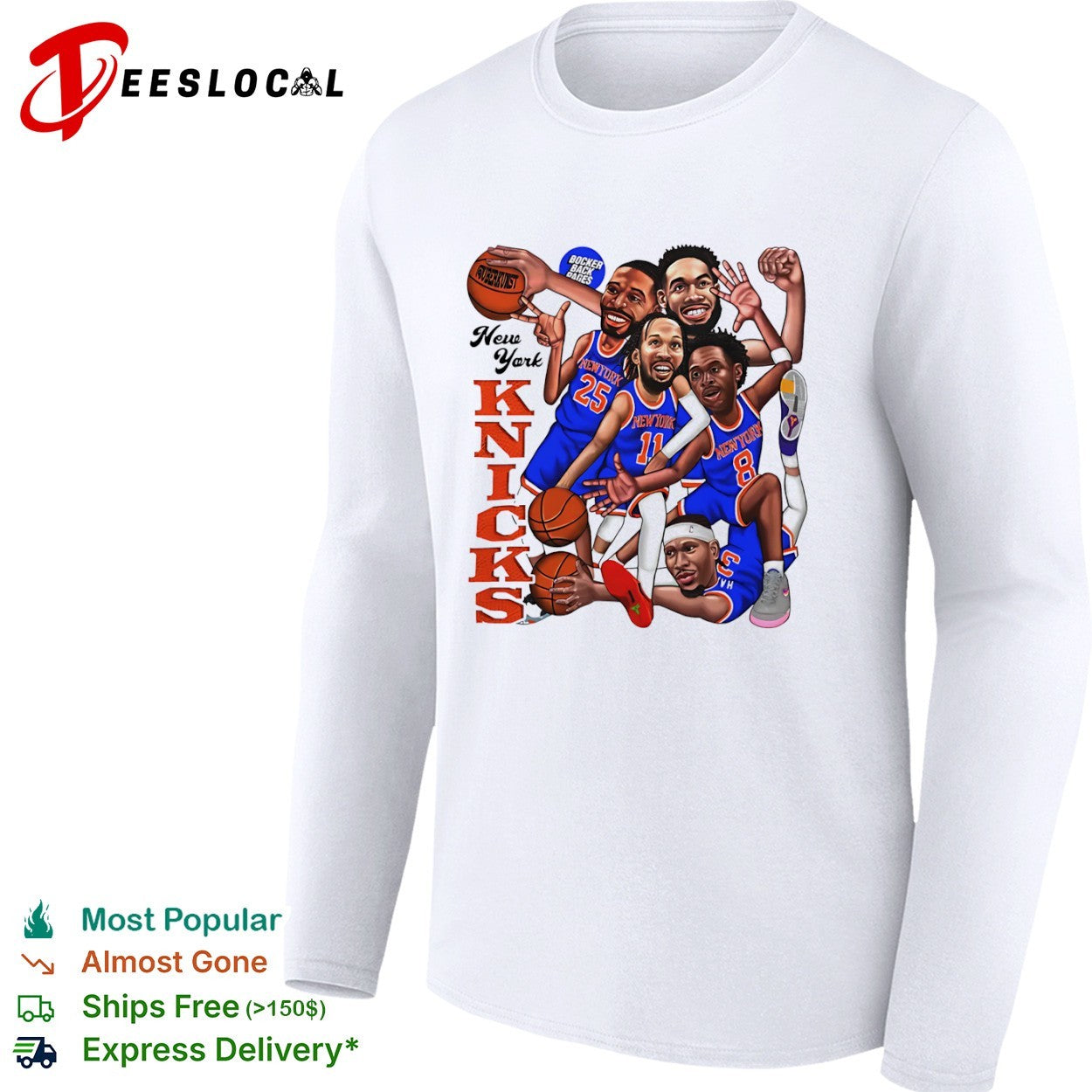 Jalen Brunson Karl Anthony Towns Mikal Bridges OG Anunoby New York Knicks shirt