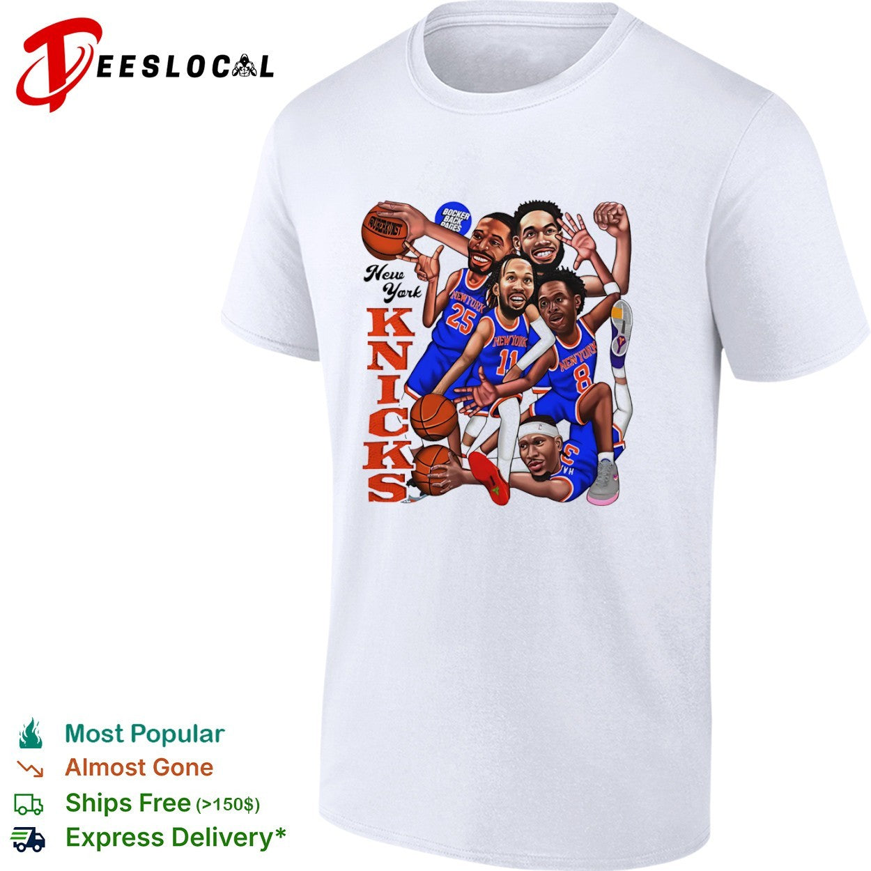 Jalen Brunson Karl Anthony Towns Mikal Bridges OG Anunoby New York Knicks shirt